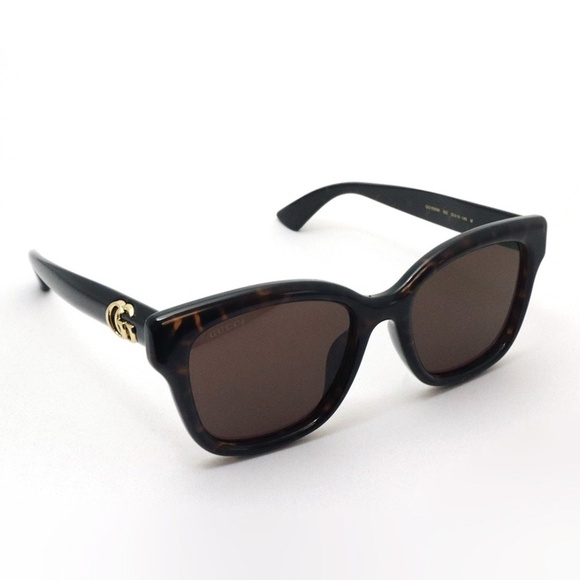 NWT Gucci GG1830SK-002 Havana 55mm Sunglasses